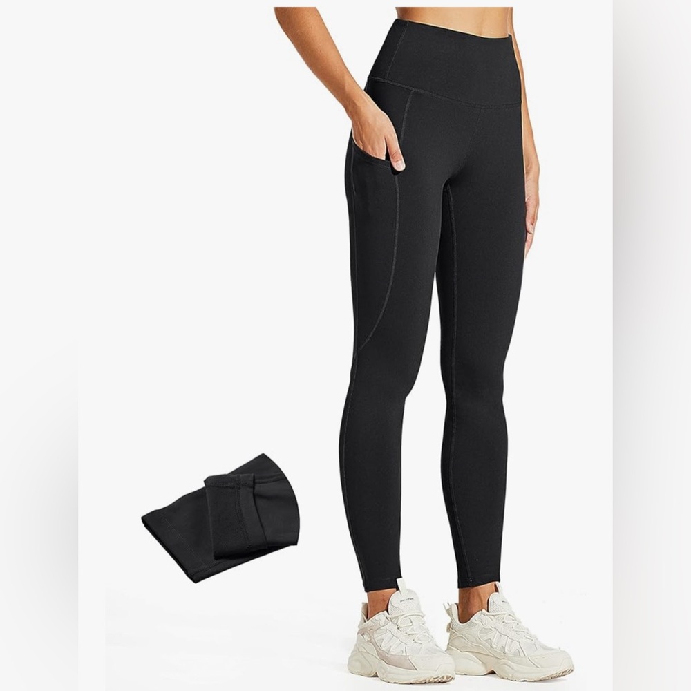 NEW Fleece Lined Water Resistant Winter Thermal Insulated High Waist leggings 5X